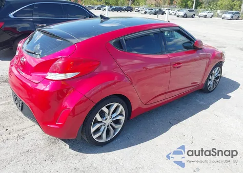 2013 Hyundai Veloster Base W/Black из США, поврежденный, VIN KMHTC6AD5DU128592